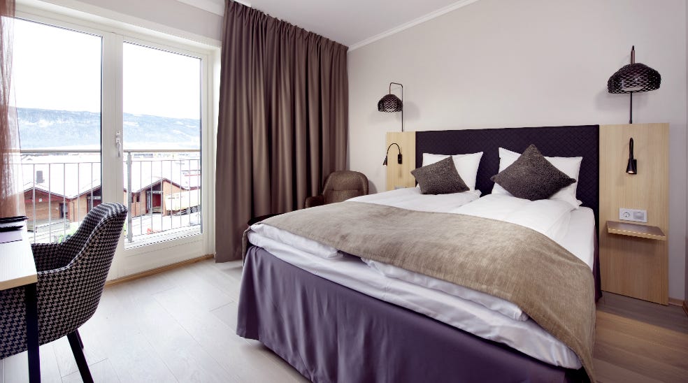 Kahden hengen Standard-huone näköalalla Clarion Collection Hotel Hammerissa, Lillehammerissa