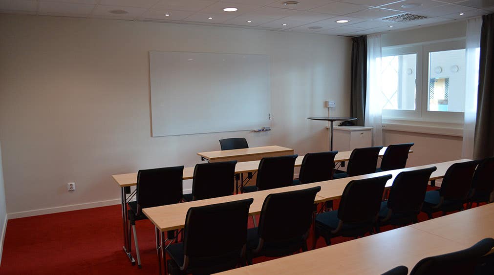 Karlavagnen-kokoushuone, jossa on tilaa 24 henkilölle, Borlängen Quality Hotel Galaxenissa