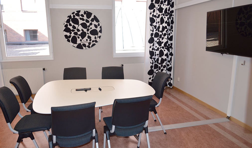 Six-kokoushuone, jossa on tilaa 8 henkilölle, Borlängen Quality Hotel Galaxenissa
